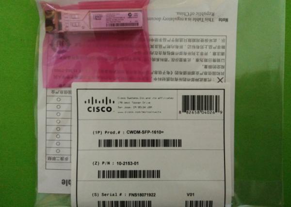 CWDM-SFP-1610 SFP Module Single Mode 80KM 1.25Gb/s 3.3V Double LC Interface