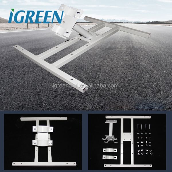 IGREEN Hot-dip Galvanized Steel Bracket For Solar Panel Mounting Structure With 120-Year Warranty Gray