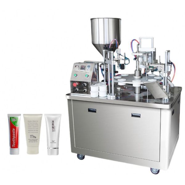 Customized Ultrasonic Plastic Soft Tube Filling & Sealing Machine for Cosmetic Cream Toothpaste -  with Servo Pump&Coding