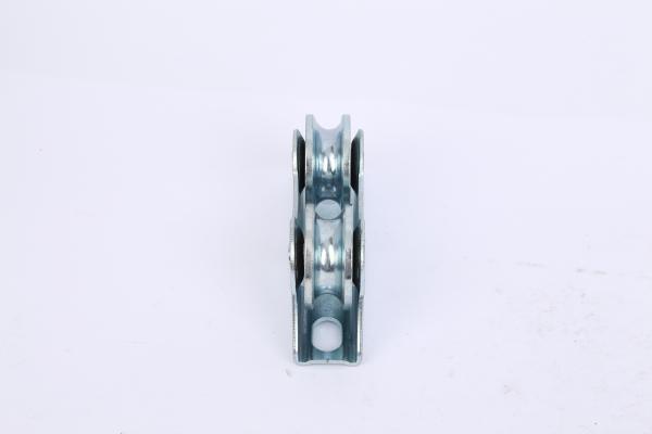 Venda de fábrica roda de porta deslizante roda dupla com suporte roda de porta pesada roda de porta pole