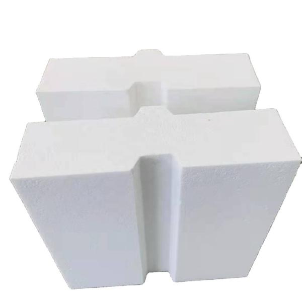 98% Al2O3 Content Oem/Odm Nozzle Block Corundum Fire Brick Azs Glass Kiln Bricks for Kilns