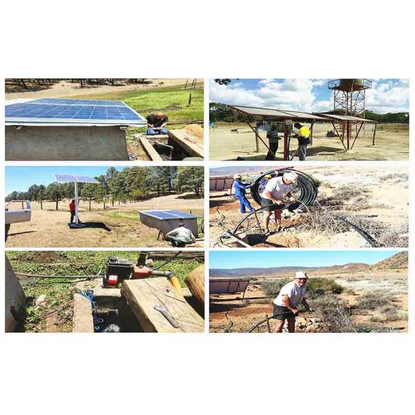 Submersible 4 Inch DC48V Solar Powered Irrigation Pump 304 Stainless Steel