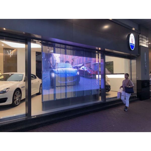 Side Lighting P3.91-7.8 Transparent LED Screen