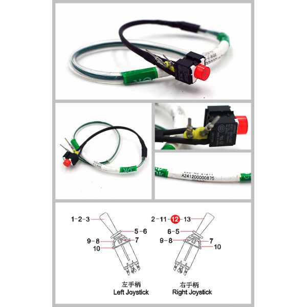 A241200000875 A3AT-90K1-00R Пилот экскаватора трубопровод Omron Mini Pushbutton Switch для SANY
