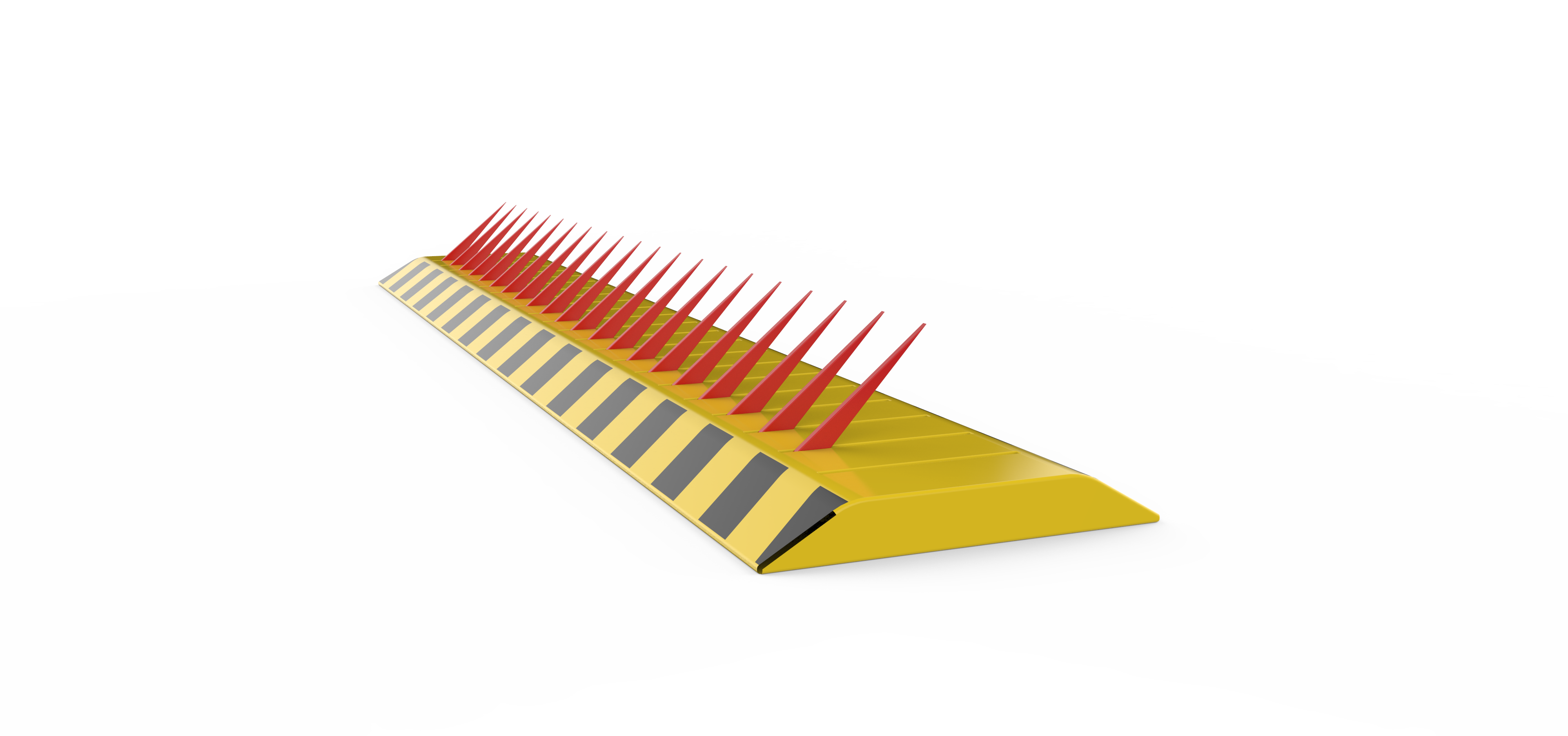 Tipo incrustado Spike Asesino de neumáticos 10 mm Adjustable altura del pico 83 mm Profundidad