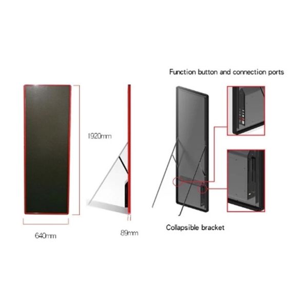 Выставочные витрины рекламы плаката цвета РГБ крытые для ресторанов гостиниц супермаркета