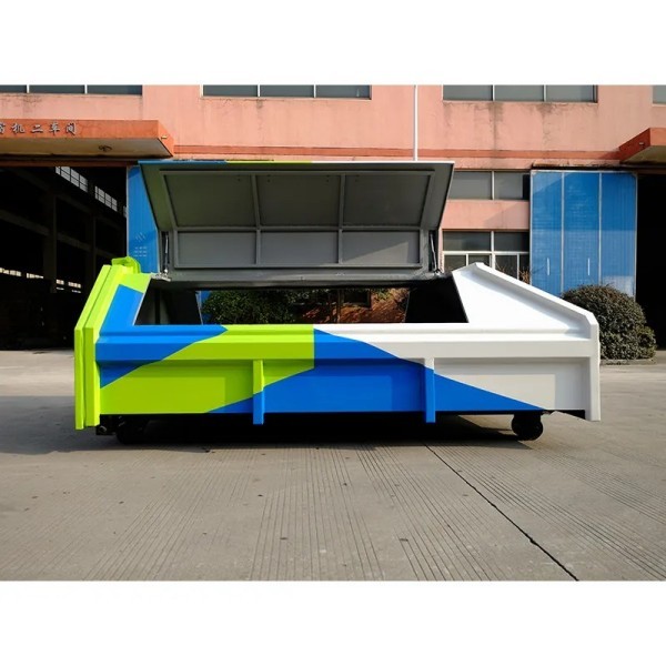 OEM 3T 3000KG  Rubbish Recycling  Waste Stainless Steel Garbage Container Trash Bin