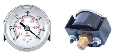 2.48 63MM Dry Pressure Gauge 1/8 BSP Back Connection U Clamp