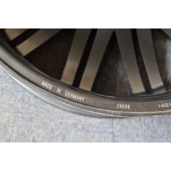 5x112 Aluminium Alloy Rims , Titanium Grey ET26 Rims For Porsche