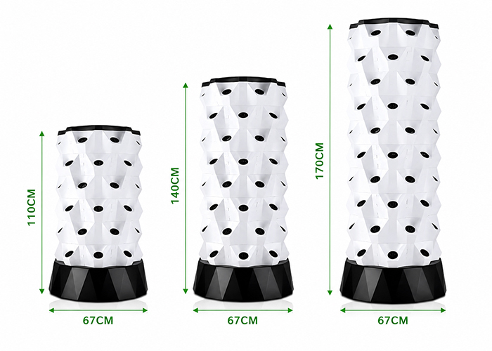 Pineapple Aeroponic Tower System | Modular Vertical Fruit Growing Kit