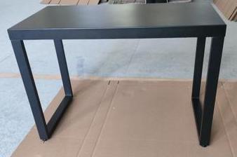 AT-0263 Customized Display  End Table, Matte Black Metal Square Side Table for Living Room 