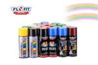 Couleur fluorescente acrylique de Chrome Glod de peinture de jet d'aérosol de Plyfit pour le verre/bois/métal