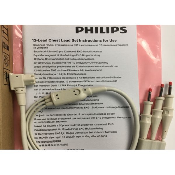 0.75M Medical Device Consumables 12 Lead Set 989803151671 For Phlip Original TC30