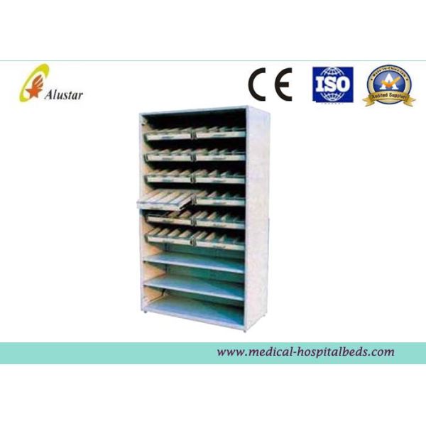 Powder Coated Steel Medical Cabinet Adjustable Component Medicine Shelf