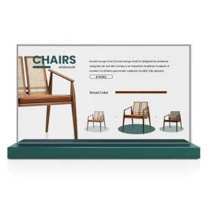 Customizable Transparent OLED Display With 38–45% Transparency Ultra Slim Panel