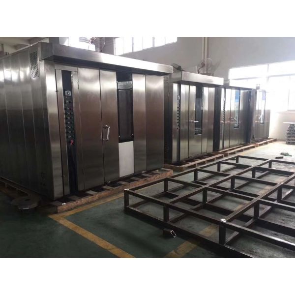 Electric 32 Tray Bread Baking Oven Gas Rotary Oven For Baking Food Production