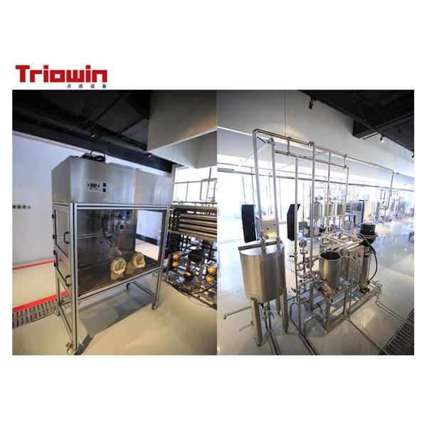 High Precision Aseptic Filling Line UHT100L / H Sterilization Machine Homogeneous Machine