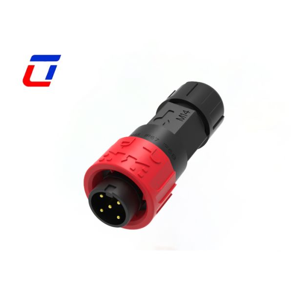 M16 DC Waterproof Connector ODM Wire To Wire 5 Pin Power Quick Lock Connector