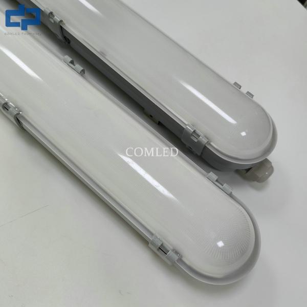 4FT 36W LED Compact Batten Fixture With Microwave Sensor Dimming Function For industrial Lighting