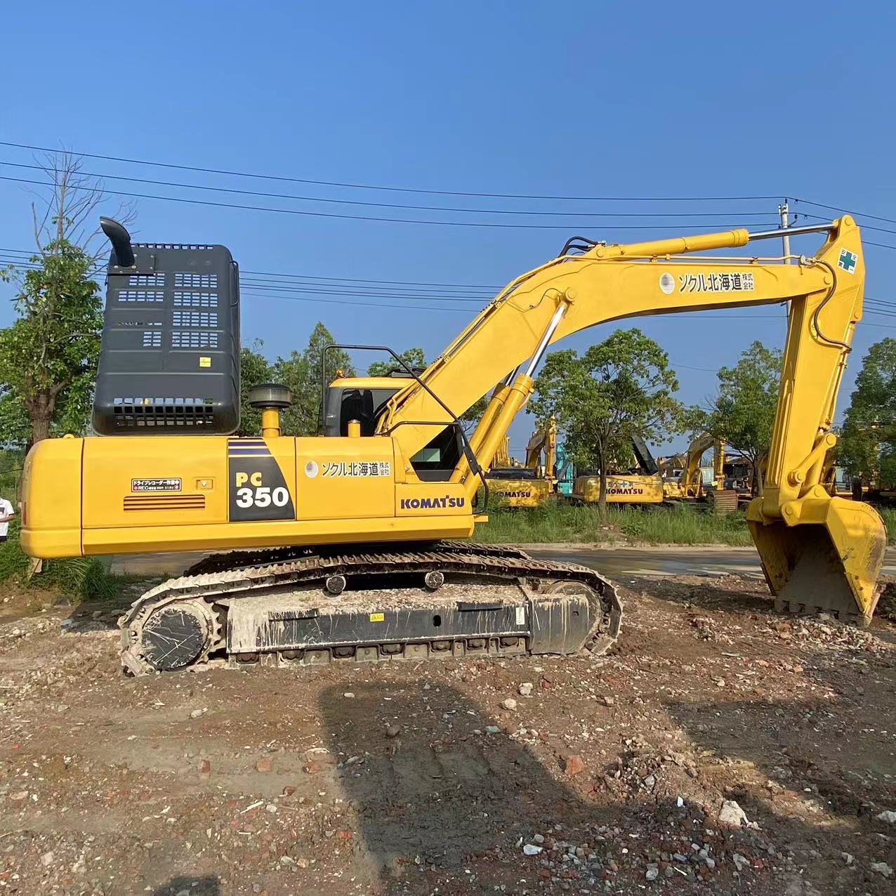 43 кВт Подержанный экскаватор Komatsu Pc350 экскаватор 32300KG с 1,3 м3 ведро