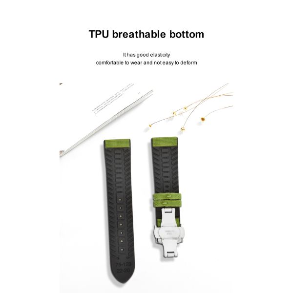 Soft TPU Nylon Sports Smartwatch Strap · Customizable Size And Logo