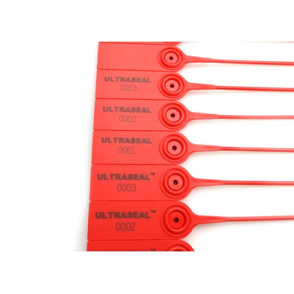 Custom Numbers Plastic Security Seal with 202N Tensile Strength and Laser Print Tamper Evident Seal