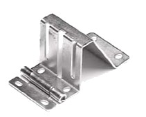 Industrial Garage Door Side Hinge Galvanised Steel / White Ral 9010