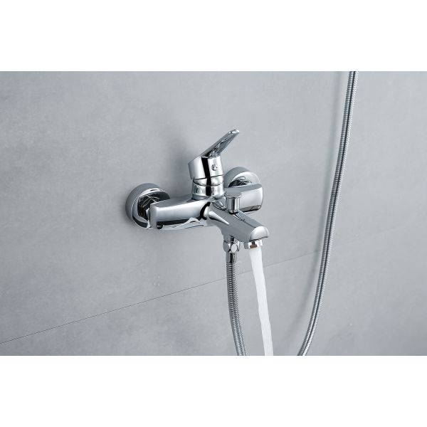 Zinc Body Bathroom Single Handle Shower Mixer Bathtub Shower Faucet Without Slide Bar