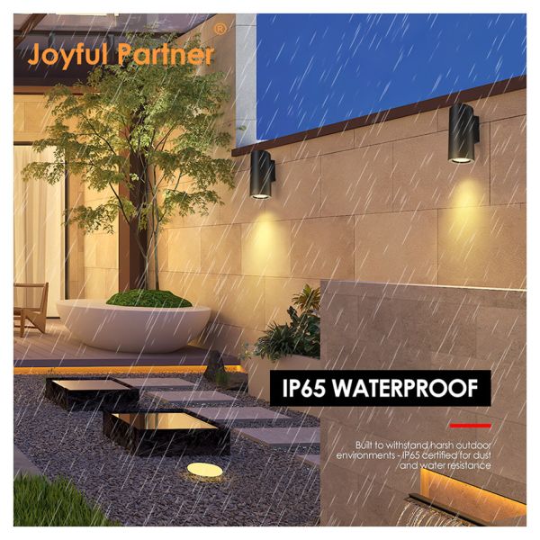 Garden LED Wall Lanterns Extruded Aluminum Alloy Housing Up And Down For Outdoor Decoration