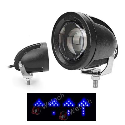 Aluminum Alloy Forklift Blue Arrow Light IP67 Forklift Safety Light 18W