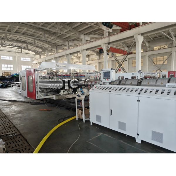 Water Drainage Twin Screw PE Pvc Pipe Extruder