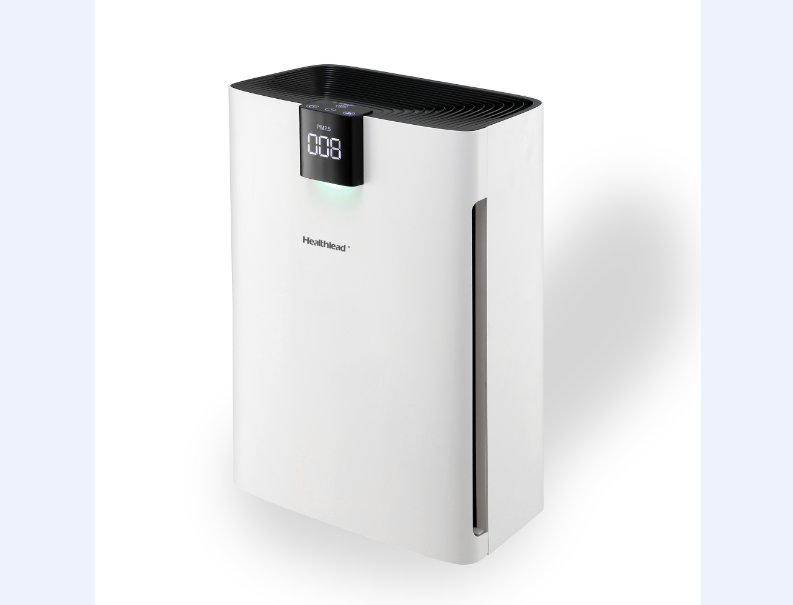 Состояние в реальном времени воздуха шоу очистителя воздуха Healthlead цифрового дисплея PM2.5 и VOC в доме.