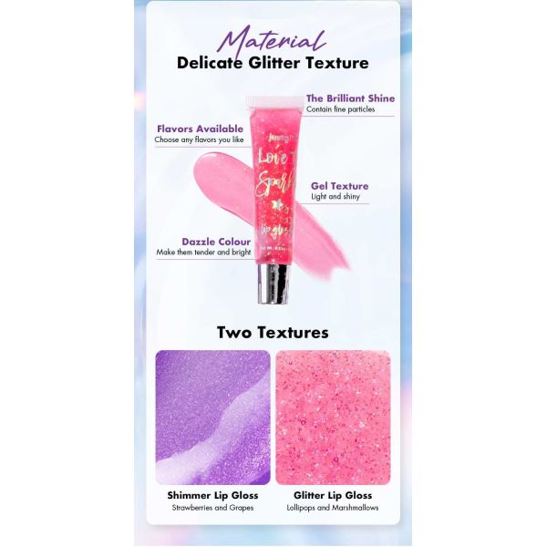 Customizable 4 Colors Essence Lip Gloss Liquid Lip Oil 7ml Long Lasting