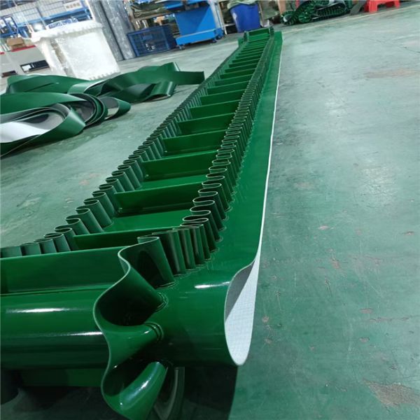 Skirt Edge Baffle PVC Green 3mm Conveyor Belt
