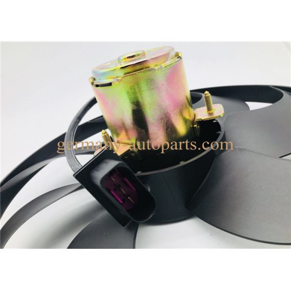 Thickness 140mm Radiator Fan Motor , 1J0959455F VW Jetta Radiator Fan Assembly