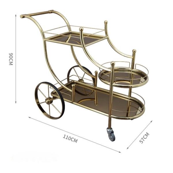 Five-star Hotel Restaurant Food Trolley Wine Trolley Mobile Trolley
