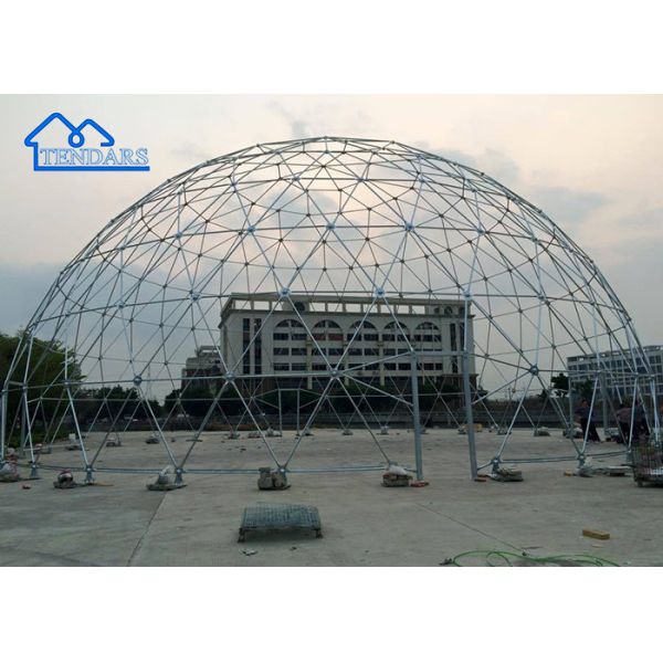 Insulated 10m Dia Commercial Dome Tent Galvanized Steel PVC Cover for Event Spaces