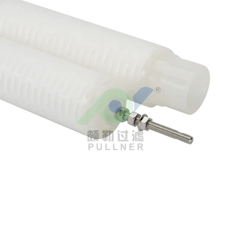 PHFZ Series Backflushable Pleated Filter Cartridge for Iron Removal in Power Plant Condensate Water with 40 and 30 Welded Design
