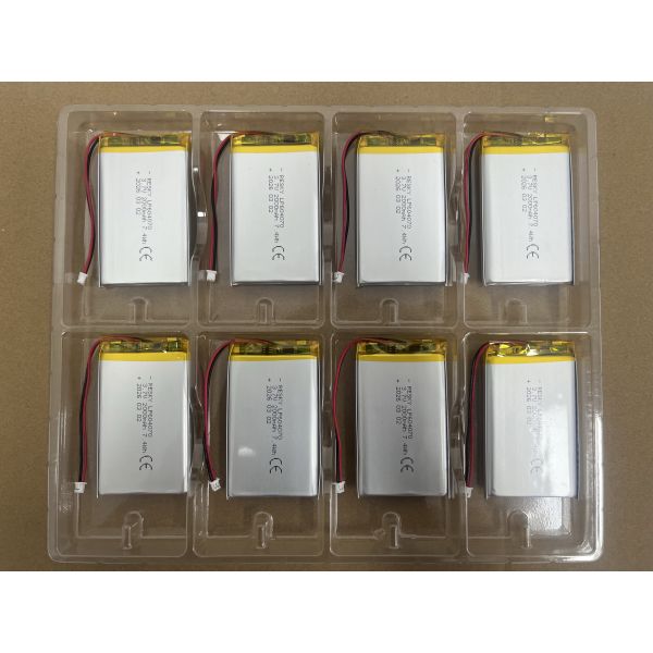 3.7V 2000mAh Square Rechargeable Battery Cell Li-polymer Battery for Portable Scanner