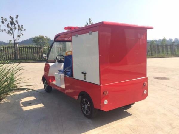 Fire Protection Electric Fire Fighting Vehicle 5 Person With ABS Cushion