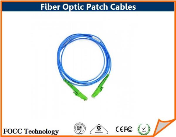 Singlemode Fiber Optic Patch Cables , Fiber Duplex Network Optical Patch Panel