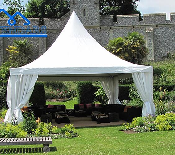 Grande Tenda de Pagoda de Alumínio Portátil Impermeável Para Festas ao Ar Livre Material de Tenda de Pagoda de Casamento