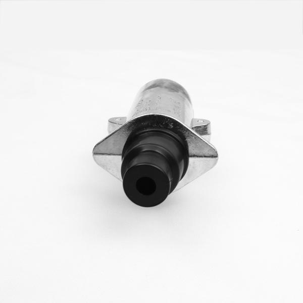 Metal Male Plug European Type Truck Trailer Wiring Connector Round Shape
