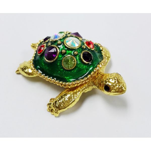 Fashion Alloy Turtle Jewelry Box green turtle trinket box/jewelry box
