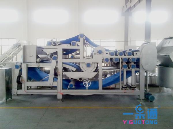 SUS304 5T/H Fruit Juice Belt Press With German GKD Belt