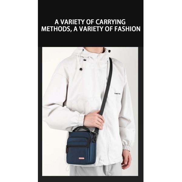 Multi Layer Men Designer Messenger Bags Crossbody Side Bag With Zipper Pocket