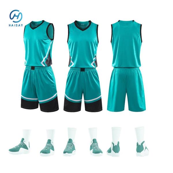Wholesale Basketball Clothes Set Mens Reversible Team Basketball Shirt Uniformes Custom Jersey Basketball Wear Jersey