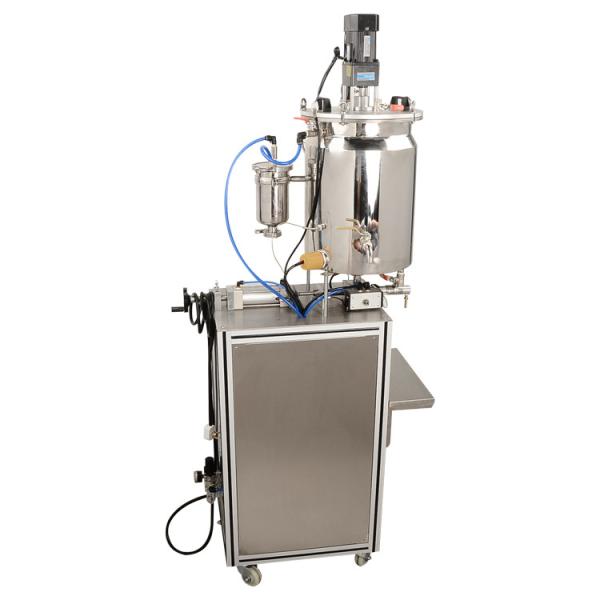 Lipstick Production Line Vertical Pressurized Lipstick Filling Machine For Quantitative Filling