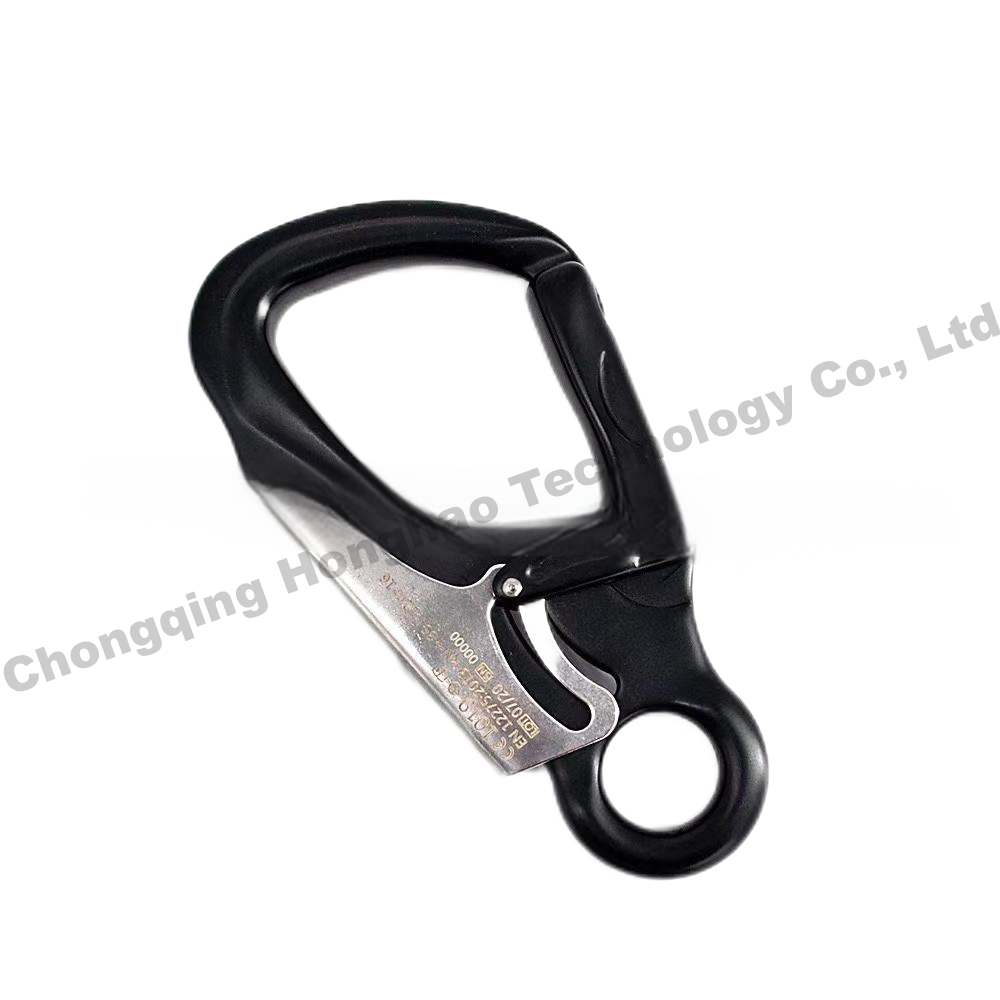 Galvanized Hardware Climbing Carabiner 35KN Aviation Aluminum Outdoor Hook Safety Lock Mountaineering Gear