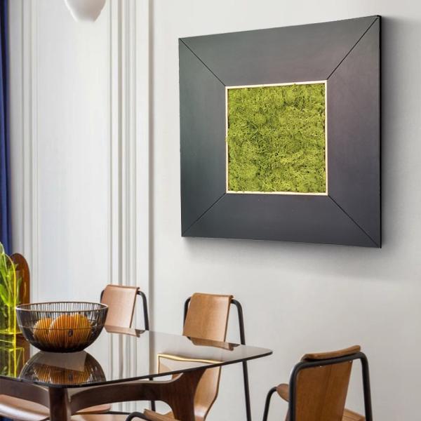 Hand Painted Modern Home Decor Relief Wall Hanging Decoration Painting Wall Art Craft 3D Relief Painting Mixed Media Green Relief Painting